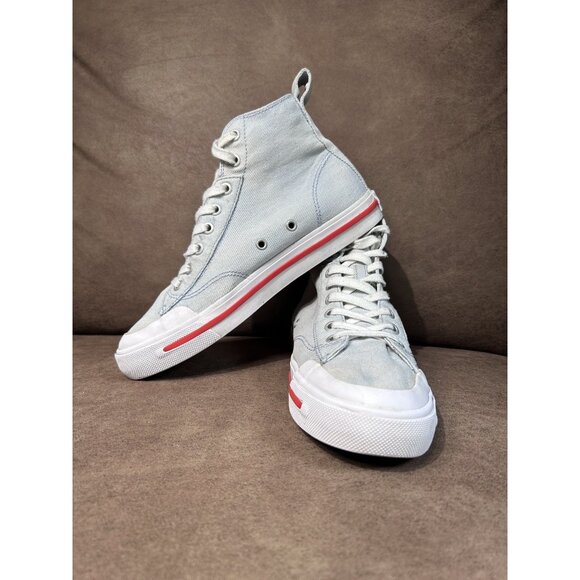 Diesel S-Athos Mid W  Womens Blue Lifestyle Sneakers Shoes US 7.5 - Picture 5 of 7